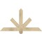 Ekena Millwork Kennewick Rough Sawn Timber Gable Bracket, Douglas Fir, 48"W x 26"H x 4"D x 4"F, 13/12 Pitch GBW048X26X0404KEN00RDF - alternate 1